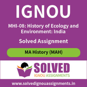 IGNOU MHI 8 Solved Assignment