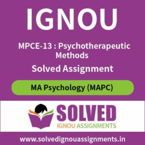 IGNOU MPCE 13 Solved Assignment