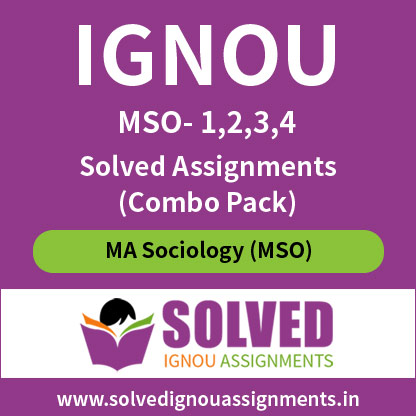 ignou ma sociology assignment solved