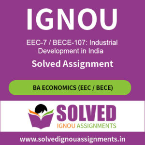 IGNOU BECE 107 Solved Assignment