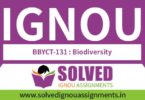 IGNOU BBYCT 131 Solved Assignment
