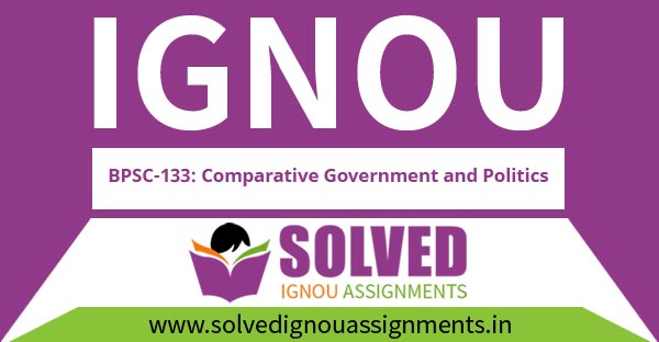 IGNOU BPSC 133 Solved Assignment